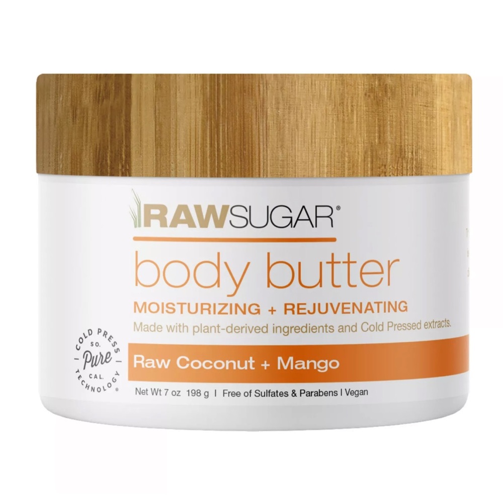 Rawsugar body butter moisturizing + soothing 7oz